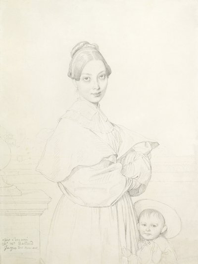 Madame Baltard und ihre Tochter Paule, 1836 von Jean Auguste Dominique Ingres